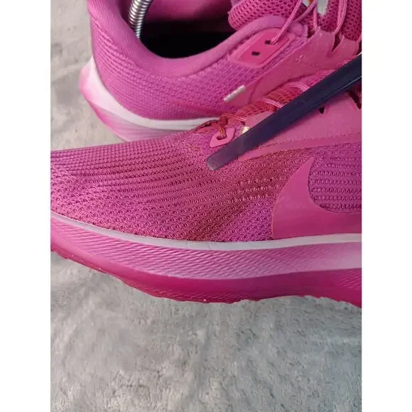 Nike Air Zoom Pegasus 40 Women’s 9 Pink White Running Shoes - Picture 7 of 12